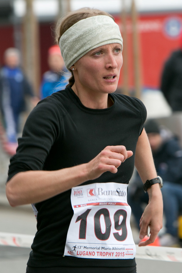 Marie Polli au Lugano Trophy le 15 mars 2015 [(c) J&eacute;r&ocirc;me Genet / FSM / Swisswalking.org]