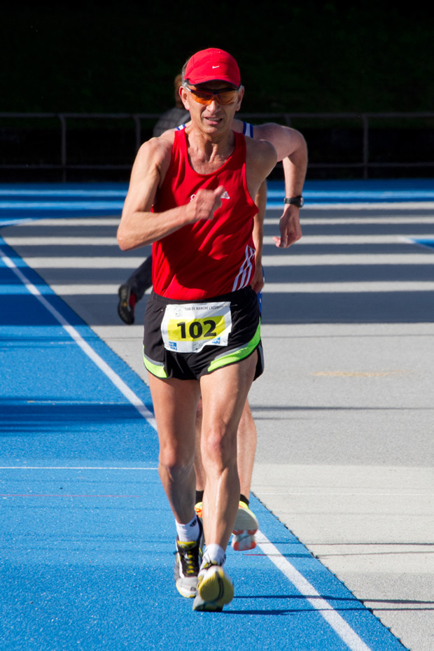 Roby Ponzio (GAB), ici &agrave; Lausanne le 10 mai 2015 [(c) J&eacute;r&ocirc;me Genet / Swisswalking]