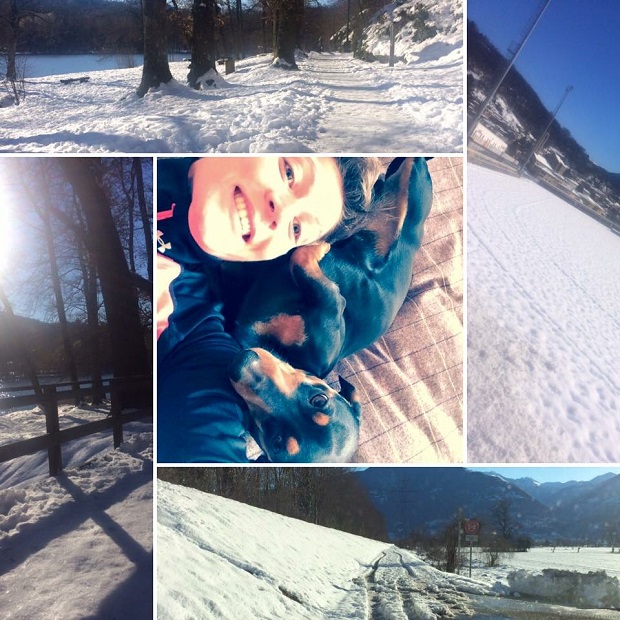 La neige au Tessin en mars 2016 et Laura Polli!