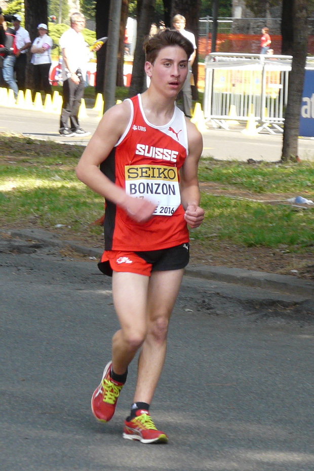 Nathan Bonzon &eacute;tait d&eacute;j&agrave; en &eacute;quipe suisse &agrave; Rome le 7 mai 2016 [E. Tardi]