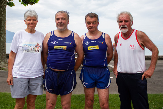 Le podium des postiers: Girard, Greber, Berner, Rouiller (c) Jérôme Genet